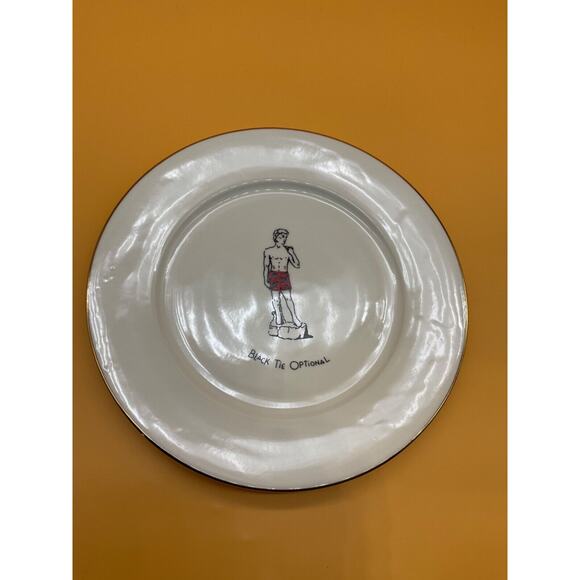 1999 Merry Masterpieces 1st Ed Plate "Christmas Black Tie Optional" 10.75" - Picture 2 of 3